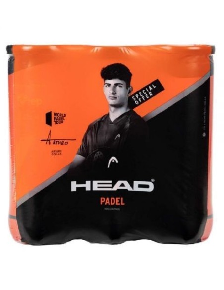 Head 3 Pack de 3 bolas Padel | Ofertas de padel