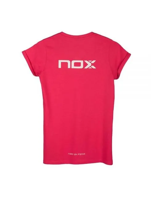 Nox Nox Maglietta Basic Donna Rosa T18mcabnro | Ofertas de padel