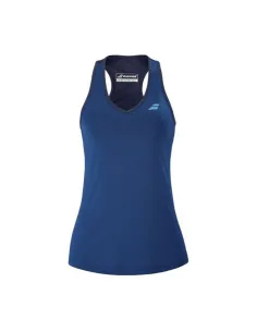 Camiseta Sin Mangas Babolat Play Azul Mujer | Ofertas de pádel