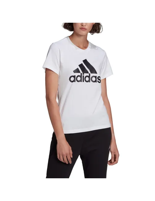 Camiseta Adidas Loungerwear Essentials Gris Mujer | Ofertas de pádel