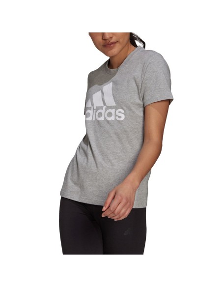 T-shirt Adidas Loungerwear Essentials Women's Grey | Ofertas de padel