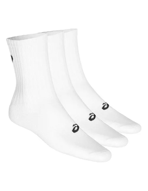 Pack 3 pares de calcetines Asics Crew Sock | Ofertas de pádel