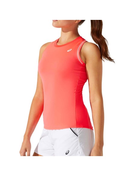 Camiseta Asics Court Piping Mujer | Ofertas de pádel
