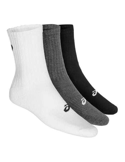 Pack 3 pares de calcetines Asics Crew Sock | Ofertas de pádel