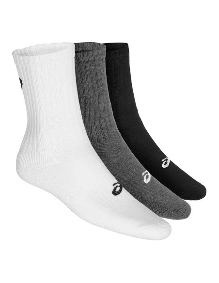 Pack 3 pares de calcetines Asics Crew Sock | Ofertas de pádel