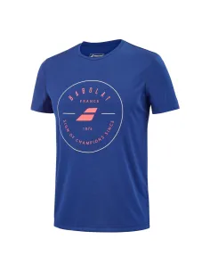 T-SHIRT Babolat EXERCISE GRAPHIC BLU NAVY |Padel offers 2