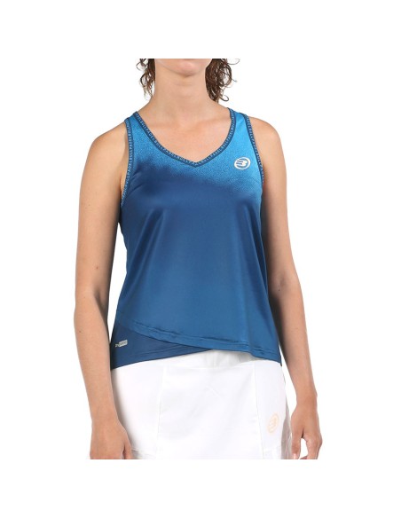 Camiseta Bullpadel Eulari Azul Intenso Mujer | Ofertas de pádel