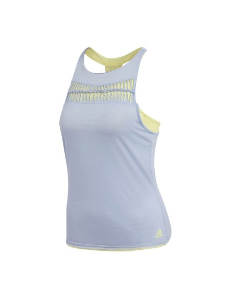 Camiseta De Tirantes Adidas Mujer Ml Azul Cv9941 | Ofertas de pádel