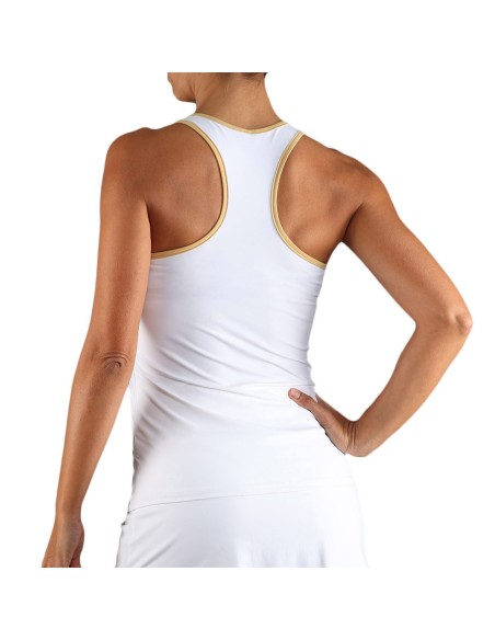 Camiseta Endless Minimal 30007 White Gold Mujer | Ofertas de pádel