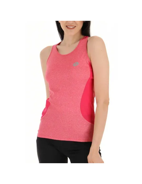 Camiseta Lotto Run Fit Mel Gris Negro Mujer | Ofertas de pádel