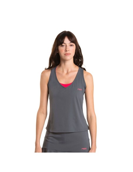 Camiseta Nox Tirantes Pro Gris Mujer | Ofertas de pádel