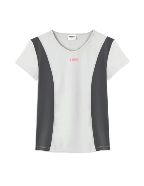 Camiseta Nox Pro Regular Gris Mujer | Ofertas de pádel