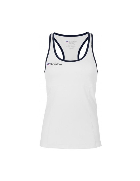 Camiseta Sin Mangas Tecnifibre F3 Blanco Mujer | Ofertas de pádel
