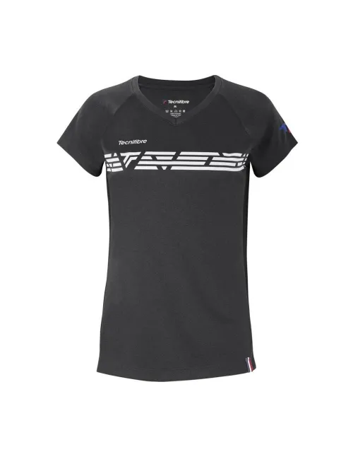 Camiseta Tecnifibre F2 Airmesh Negro Mujer | Ofertas de pádel