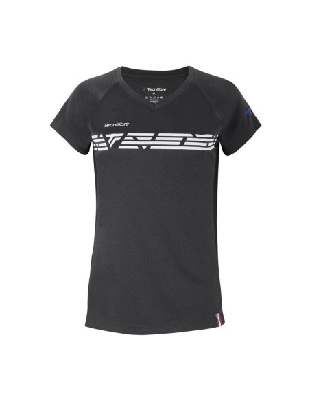 Camiseta Tecnifibre F2 Airmesh Negro Mujer | Ofertas de pádel