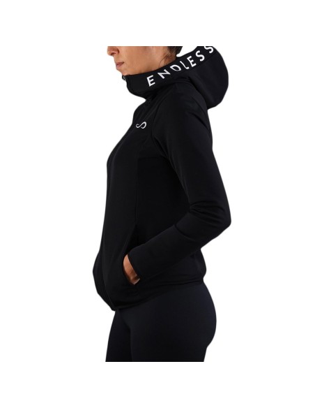 Endless Casaco Obex W 40183 Preto para mulher | Ofertas de padel