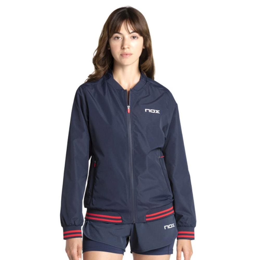 Cortavientos Nox Pro Azul Marino Mujer Talla M