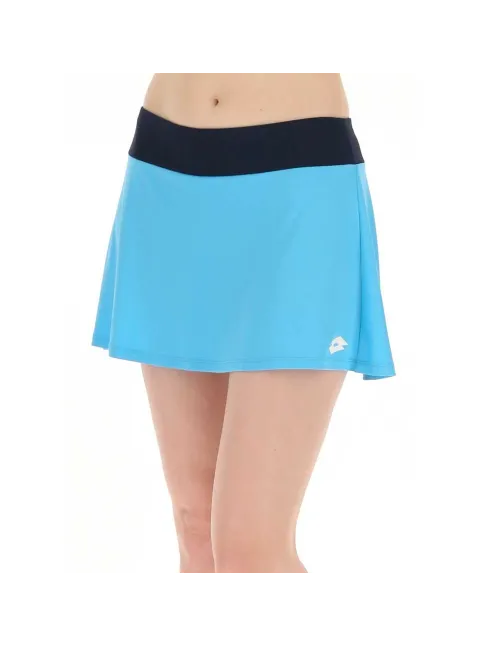 Falda Lotto Top Iv Azul Mujer | Ofertas de pádel