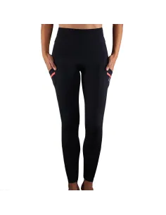 Endless Leggings Twice Hw 40178 Nero Rubi Donna |Padel offers 2