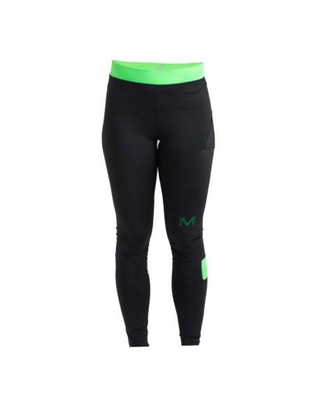 Black Crown Pantaloni Marta Marrero Nero/Lime |Padel offers