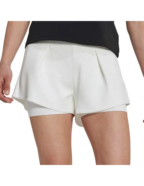 Pantalón Corto Adidas London Blanco Mujer | Ofertas de pádel