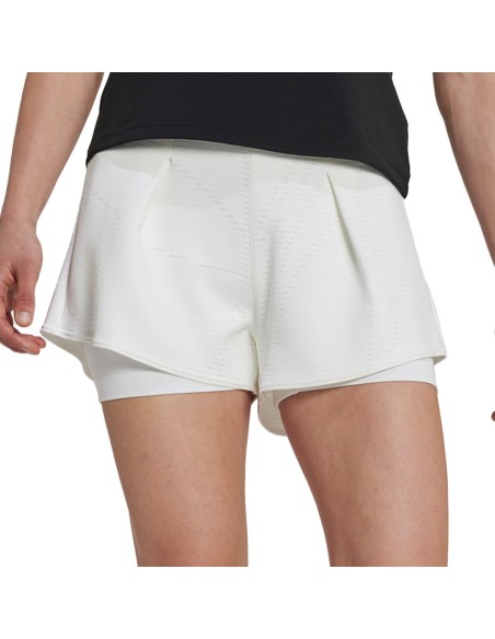 Pantalón Corto Adidas London Blanco Mujer | Ofertas de pádel