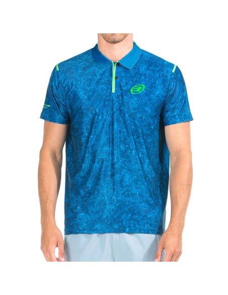 Deep Blue Bullpadel Atei Polo Shirt | Ofertas de padel