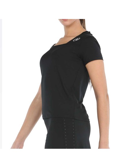 Polo Bullpadel Pradera Negro Mujer | Ofertas de pádel