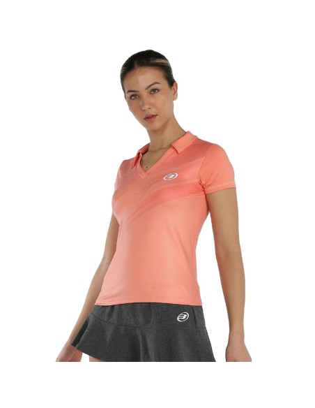 Polo Bullpadel Ubala Salmón Mujer | Ofertas de pádel