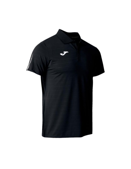 Polo a manica corta Ranking Nero |Padel offers