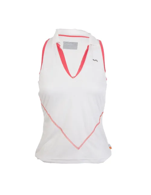 Polo Varlion M/C Md10s07 Blanco | Ofertas de pádel
