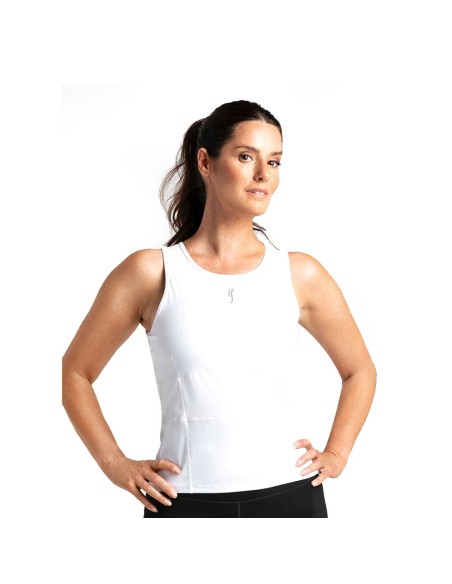 Camiseta Tirantes Rs Padel Match Blanco Mujer | Ofertas de pádel