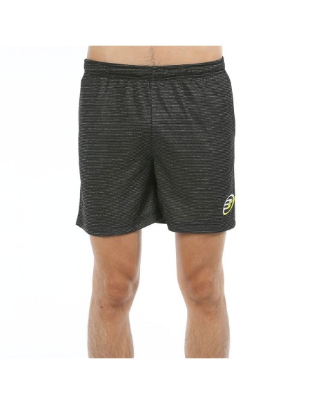 Pantalón Corto Bullpadel Kufis Negro | Ofertas de pádel