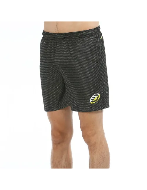 Pantalón Corto Bullpadel Kufis Negro | Ofertas de pádel