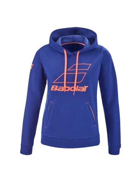 Sudadera Babolat Exercise Azul Mujer | Ofertas de pádel