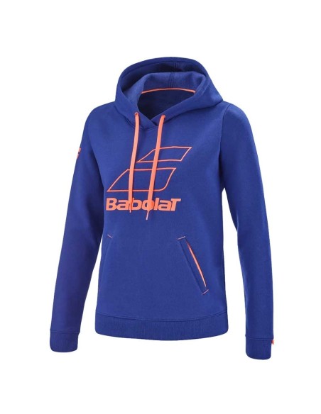 Sudadera Babolat Exercise Azul Mujer | Ofertas de pádel