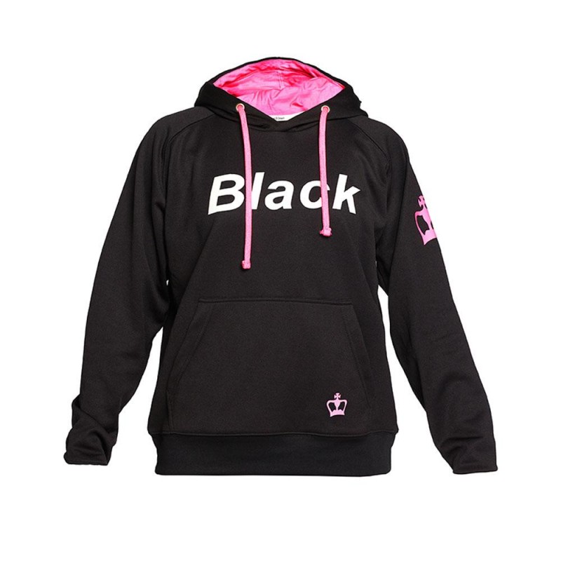 Sweatshirt Black Crown Ainsa Black/Pink