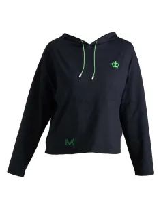 Black Crown Sweatshirt Marta Marrero Preto/Lima | Ofertas de padel 2