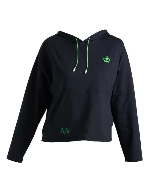 Sudadera Black Crown Marta Marrero Negro/Lima | Ofertas de pádel