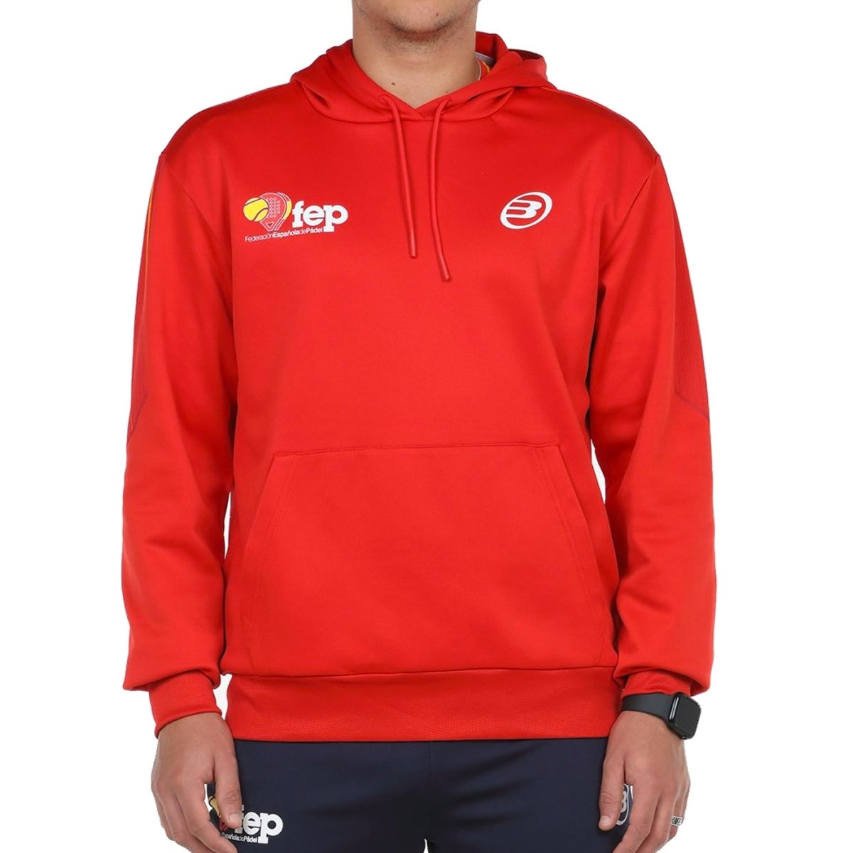Sudadera Bullpadel Enrio Talla S, Red