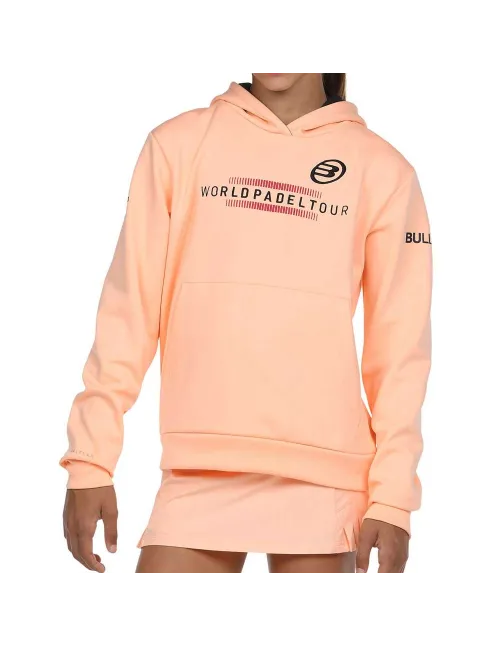 Sudadera Bullpadel Renieba Salmón Niña | Ofertas de pádel