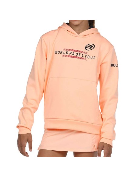 Sudadera Bullpadel Renieba Salmón Niña | Ofertas de pádel