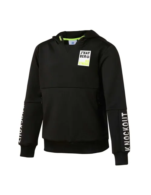 J.Hayber Touch Black Sweatshirt Da2772-200 | Ofertas de padel