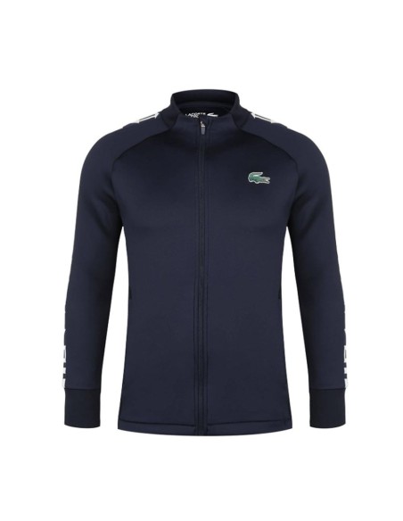 Sudadera Lacoste Con Cremallera Blanco Sh9430 001 | Ofertas de pádel