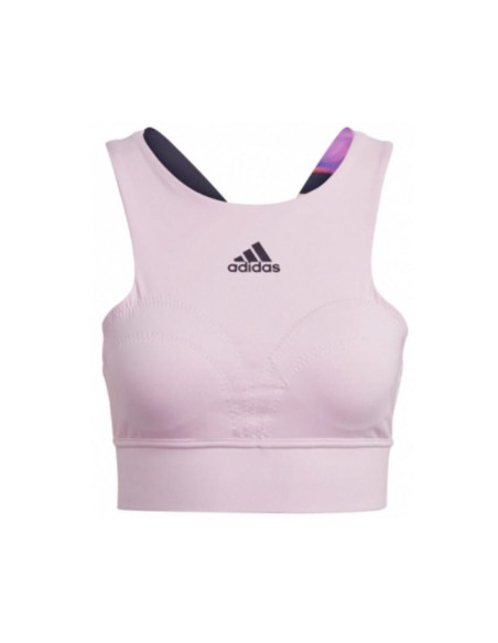Adidas Top Us Ser Crop Clear Pink Hg6426 | Ofertas de padel
