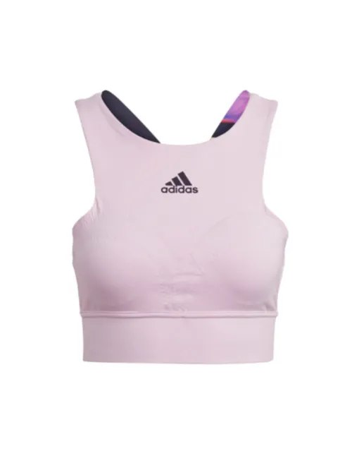 Adidas Top Us Ser Crop Clear Pink Hg6426 | Ofertas de padel
