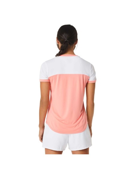 Camiseta Asics Women Court Ss Top 2042a262-102 Mujer | Ofertas de pádel