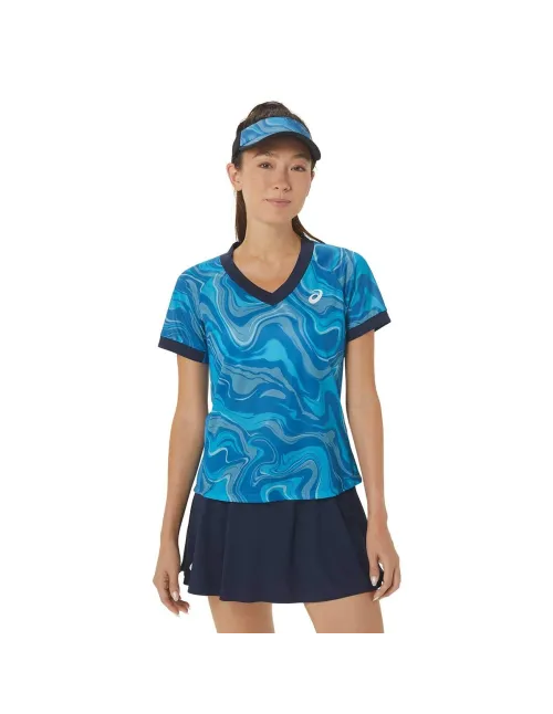 Camiseta Tirantes Asics Women Match Graphic Ss Top 2042a251-413 Mujer | Ofertas de pádel