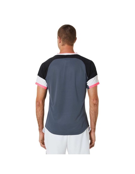 Camiseta Asics Men Match Ss Top 2041a244-003  | Ofertas de pádel