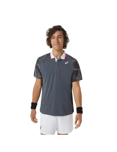 Polo Asics Court Graphic White